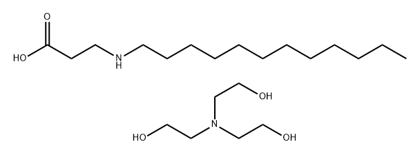 月桂氨基丙酸TEA盐 结构式