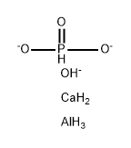 Aluminum calcium hydroxide phosphonate (Al2Ca2-8(OH)8-20(HPO3)) Structure