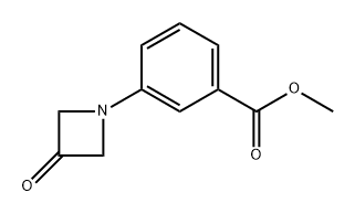 methyl 3-(3-oxoazetidin-1-yl)benzoate Structure