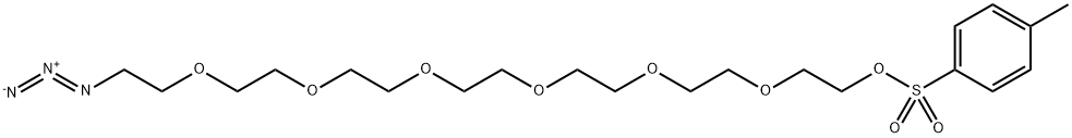 叠氮-七聚乙二醇-对甲基苯磺酰酯, 1418561-41-7, 结构式
