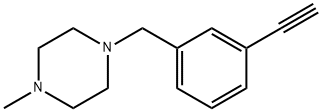 1-(3-Ethynylbenzyl)-4-methylpiperazine Structure