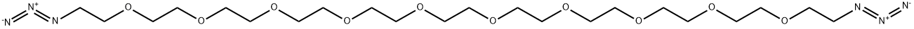 Azido-PEG10-azide Structure