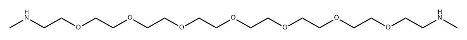 甲氨基-七聚乙二醇-甲氨基 结构式