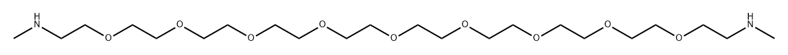 MeNH-PEG9-NHMe Structure