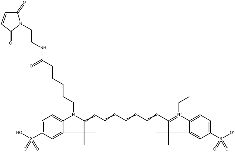 Sulfo-Cyanine7 maleimide Structure