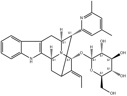Rauvotetraphylline B 化学構造式