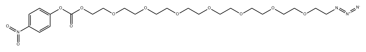 叠氮-八聚乙二醇-4-碳酸硝基苯酯, 1422541-00-1, 结构式