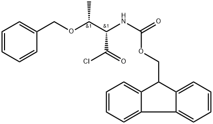 (9H-芴-9-基)甲基((2S,3R)-3-(苄氧基)-1-氯-1-丁氧基-2-基)氨基羧酸酯 结构式