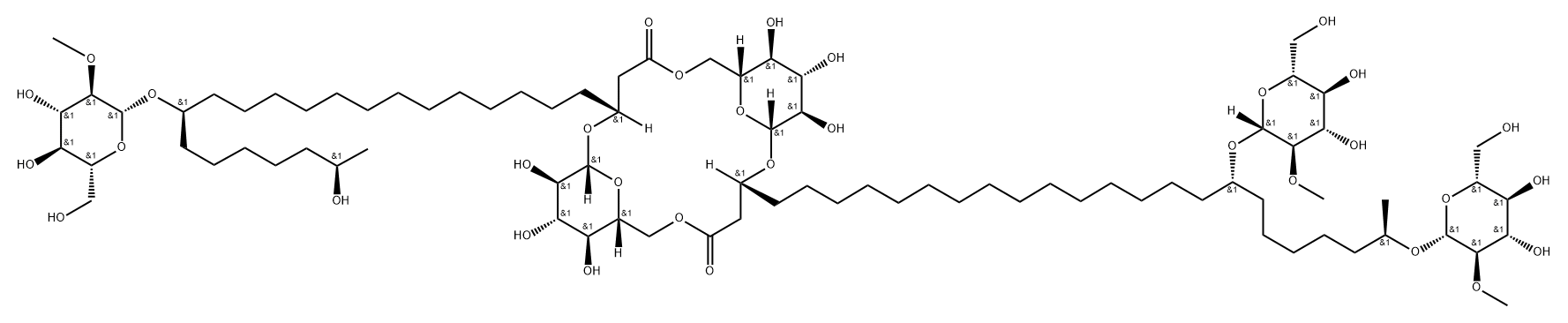 シクロビラシンB1 化学構造式