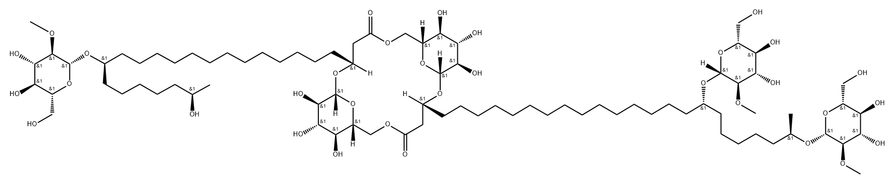 cycloviracin B1 Structure