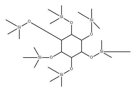 1-O,2-O,3-O,4-O,5-O,6-O-Hexakis(trimethylsilyl)-scyllo-inositol 结构式