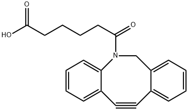 DBCO-C6-ACID, 1425485-72-8, 结构式