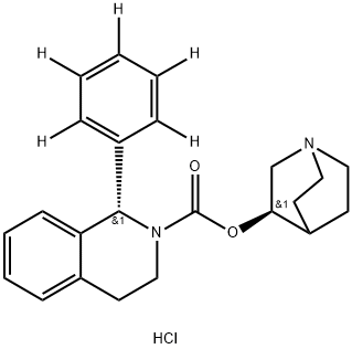 Solifenacin-d5 Hydrochloride 结构式