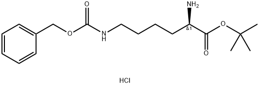 H-D-LYS(Z)-OTBU.HCL 结构式