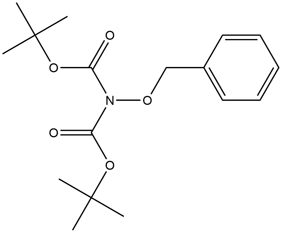 O-BENZYL-N,N鈥-DI-TERT-BUTOXYCARBONYLHYDROXYLAMINE 结构式