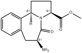 (3S,6S,11BR)-6-氨基-5-氧代-2,3,5,6,7,11B-六氢-1H-苯并[C]吡咯并[1,2-A]氮杂-3-羧酸甲酯, 142695-53-2, 结构式