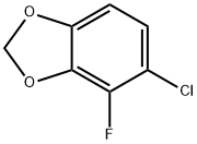 5-chloro-4-fluorobenzo[d][1,3]dioxole 结构式