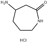 2H-Azepin-2-one, 4-aminohexahydro-, hydrochloride (1:1) Struktur