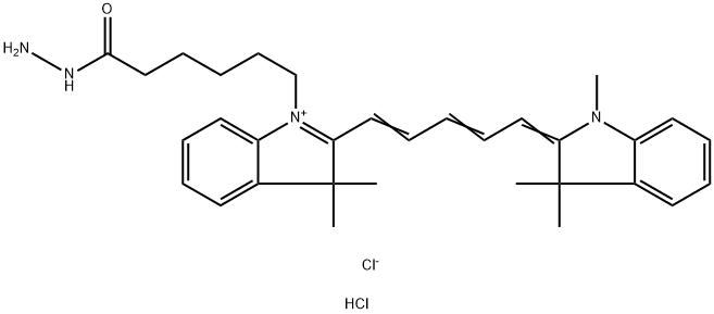 Cyanine5 tetrazine Struktur