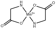 Bis(glycinato)manganese Structure