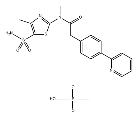 BAY57-1293 甲磺酸盐 结构式