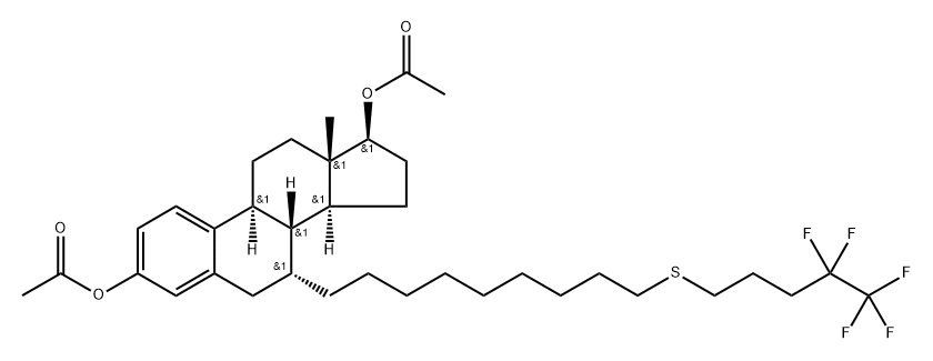 (7R,13S,17S)-13-methyl-7-(9-((4,4,5,5,5-pentafluoropentyl)thio)nonyl)-7,8,9,11,12,13,14,15,16,17-decahydro-6H-cyclopenta[a]phenanthrene-3,17-diyl diacetate