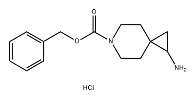 Benzyl -1-Amino-6-azaspiro[2.5]octane-6-carboxylic acid hydrochloride Structure
