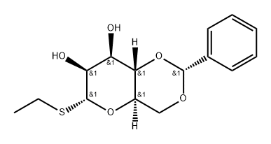 Ethyl 4,6-O-benzylidene-D-thiomannopyranoside Structure