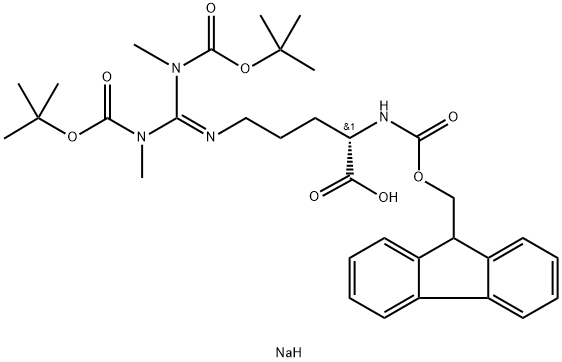 FMOC-SDMA(BOC)2-ONA Structure