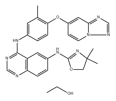 Tucatinib (hemiethanolate) Structure