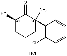 (2R,6R)-Hydroxynorketamine Struktur