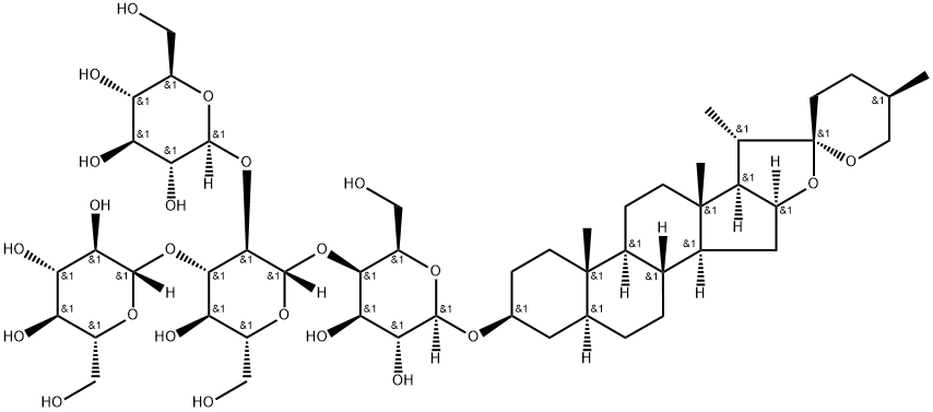 薤白苷A, 143049-26-7, 结构式