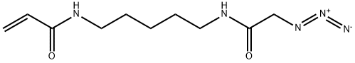 2-PROPENAMIDE, N-[5-[(2-AZIDOACETYL)AMINO]PENTYL]-, 1431711-94-2, 结构式