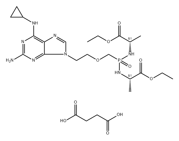 Rabacfosadine succinate|化合物 T24702