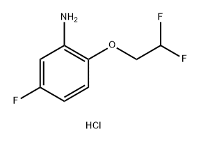 2-(2,2-difluoroethoxy)-5-fluoroaniline,1431964-57-6,结构式