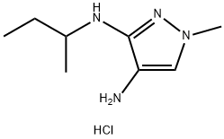 N~3~-(sec-butyl)-1-methyl-1H-pyrazole-3,4-diamine Structure