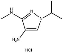 1-isopropyl-N~3~-methyl-1H-pyrazole-3,4-diamine Structure