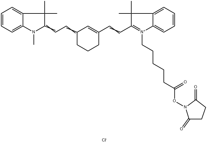 Cyclohexane Cyanine7 NHS Struktur