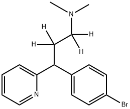 [2H4]-溴苯那敏 结构式