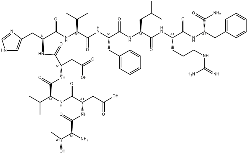 ミョウスプレッシン 化学構造式