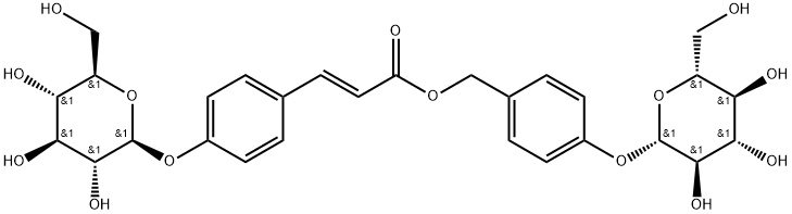 β-D-Glucopyranoside, 4-[[[(2E)-3-[4-(β-D-glucopyranosyloxy)phenyl]-1-oxo-2-propen-1-yl]oxy]methyl]phenyl|SHANCIGUSIN I