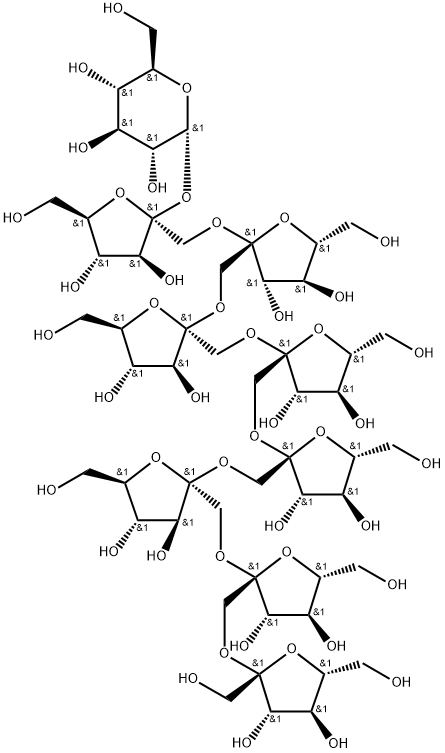 フルクトオリゴ糖DP9 (GF8) 化学構造式