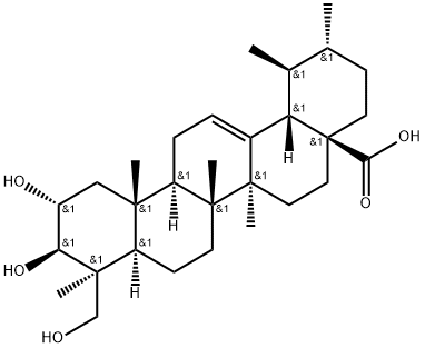 2,24-Dihydroxyursolic acid Struktur