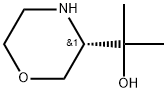 3-Morpholinemethanol, α,α-dimethyl-, (3S)- Struktur