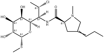 3',6'-脱氢克林霉素 结构式