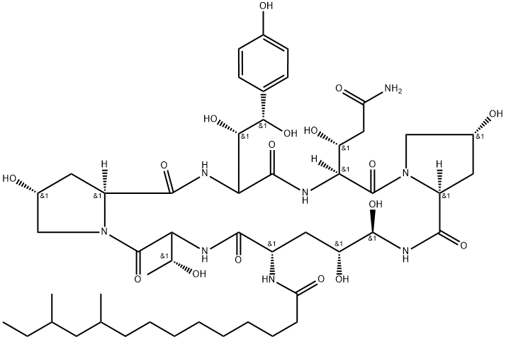 pneumocandin C(0) Structure