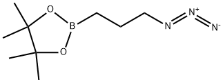 2-(3-azidopropyl)-4,4,5,5-tetramethyl-1,3,2-dioxaborolane Struktur