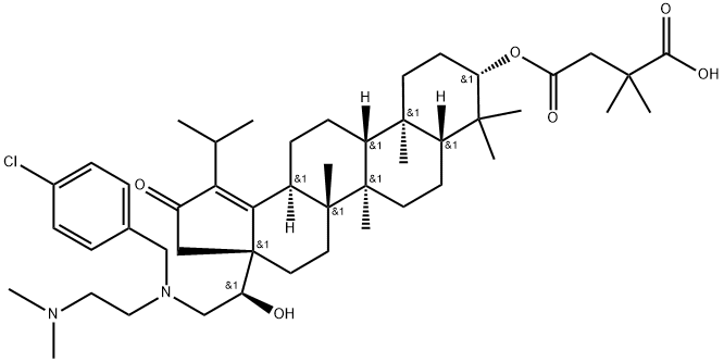 HIV-RT抑制剂1, 1443460-91-0, 结构式