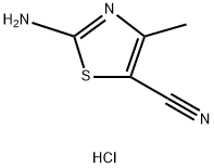 5-Thiazolecarbonitrile, 2-amino-4-methyl-, hydrochloride (1:1)