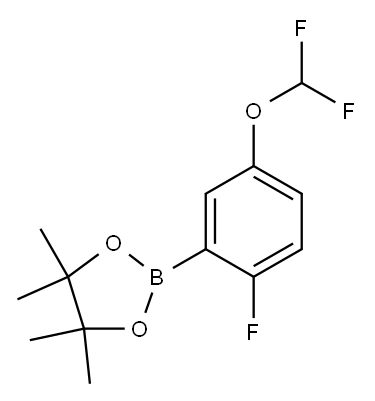 1445600-93-0 2-(5-(二氟甲氧基)-2-氟苯基)-4,4,5,5-四甲基-1,3,2-二氧硼烷